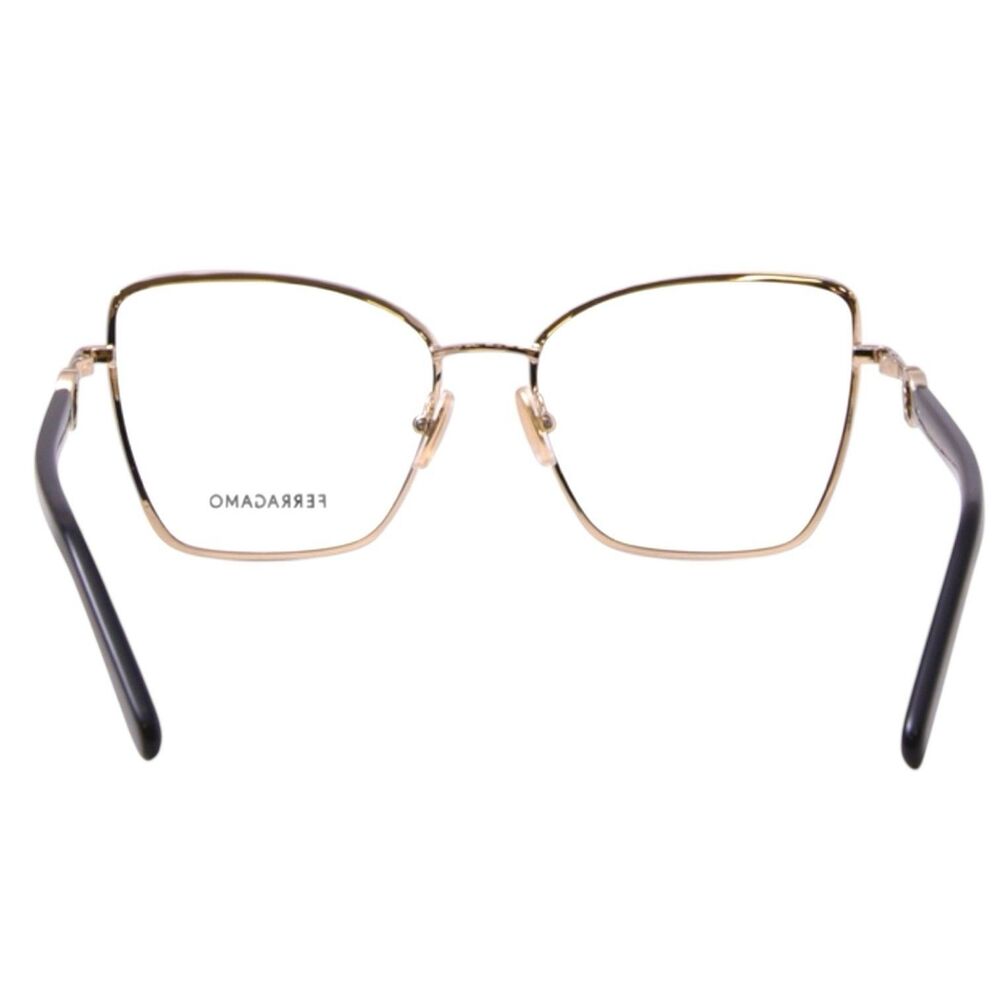 Salvatore Ferragamo SF2223N Eyeglasses Gold/Black Butterfly 54-17-140 (Women) - Picture 4 of 6